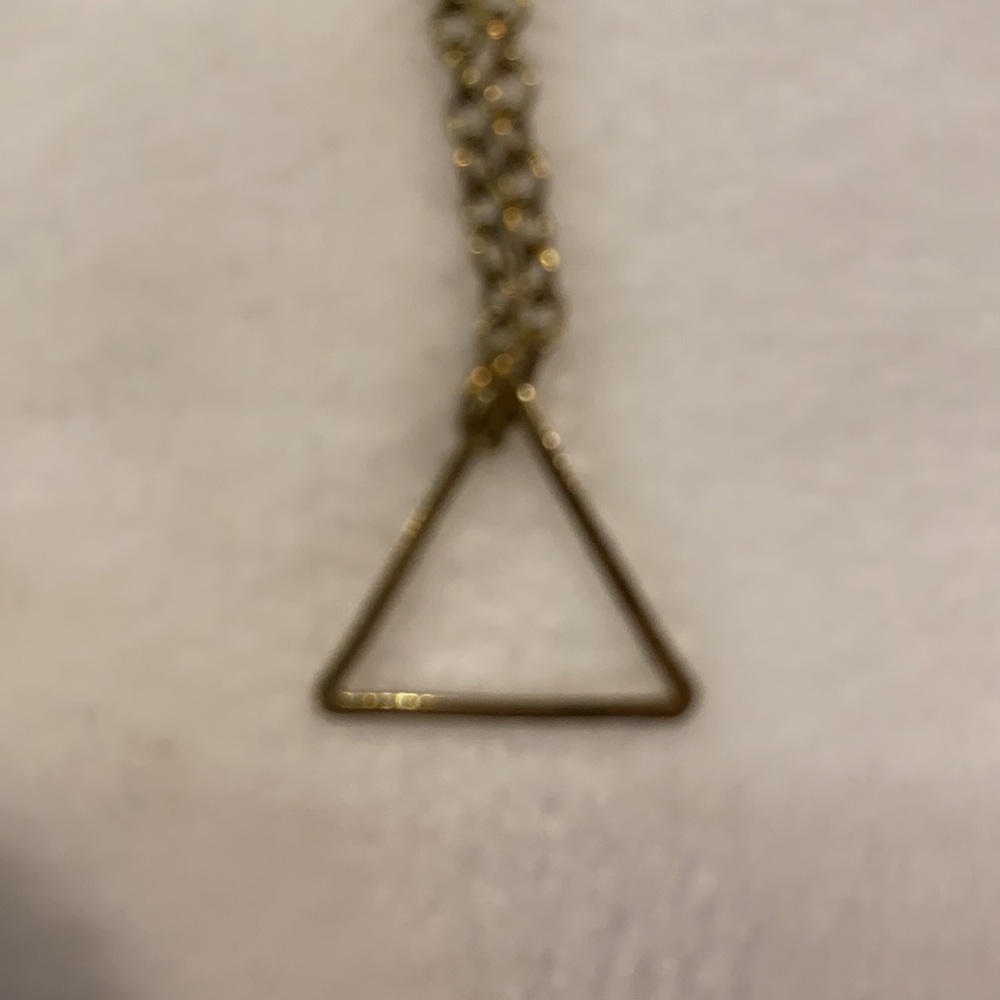 Triangle Charm Necklace